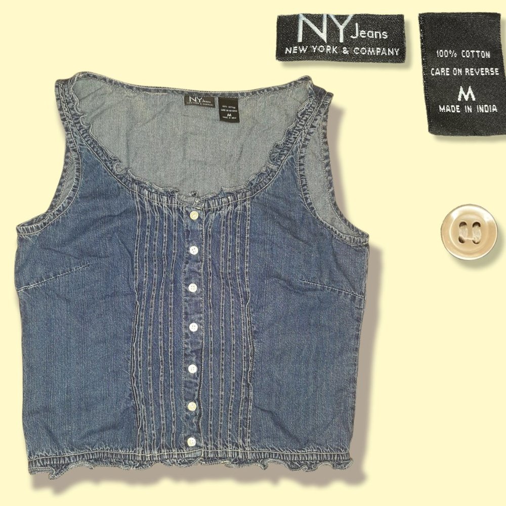 100% Cotton (New York Jeans)Vest
